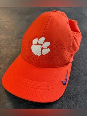 Nike Clemson Tigers Football Legacy 91 Sideline Team Issue Hat Adult OS Strap